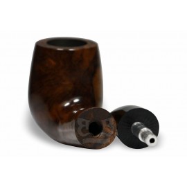 Cachimbo Elite Curvo (Filtro Permanente) Piteira Chifre - 0147-36